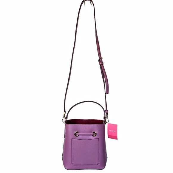 NWT Kate Spade New York EVA Pink Mauve Small Bucket Bag - Picture 5 of 16